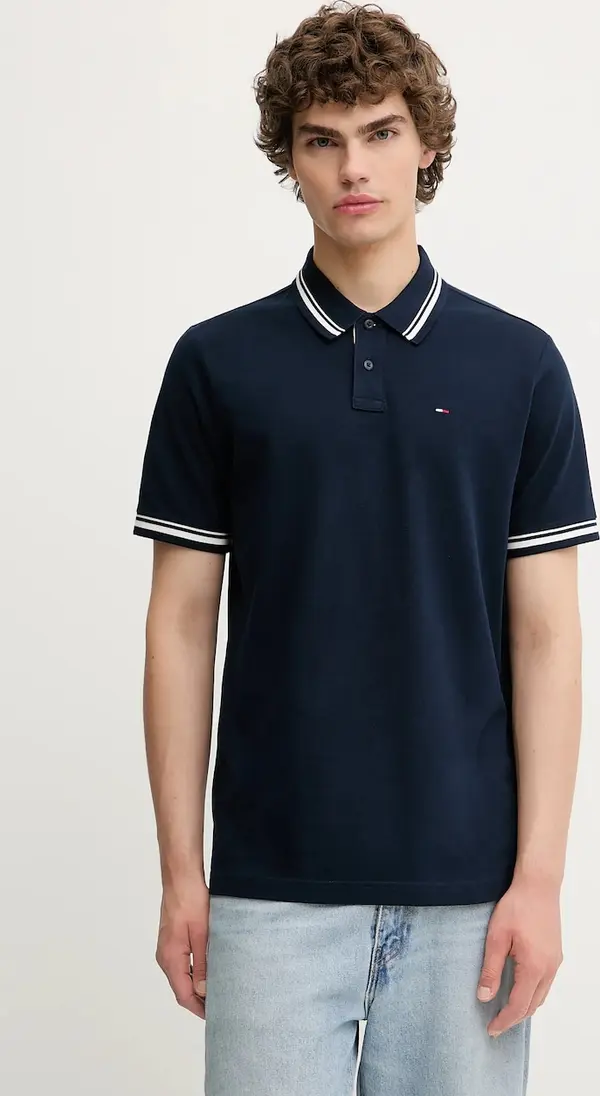 Tommy Jeans Pamučna polo majica Tommy Jeans