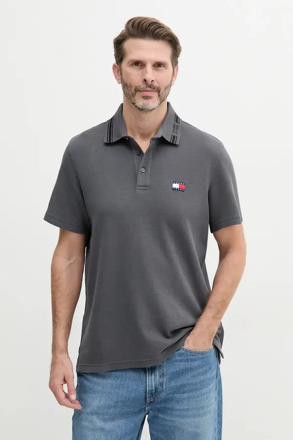 Tommy Jeans Pamučna polo majica Tommy Jeans