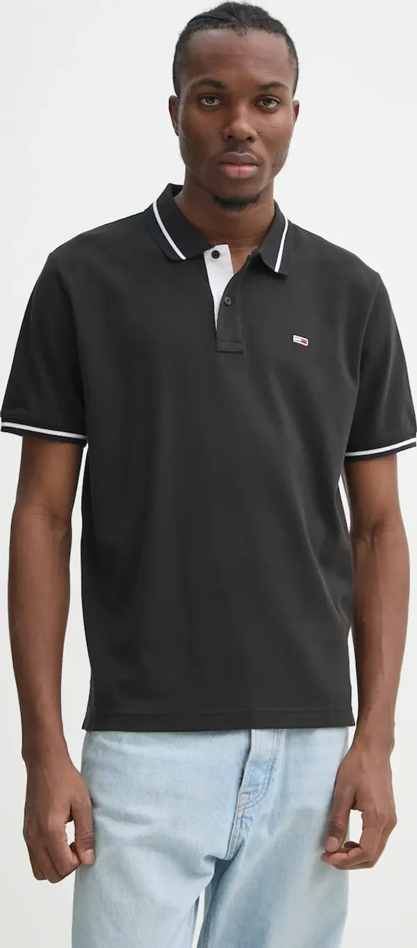 Tommy Jeans Pamučna polo majica Tommy Jeans