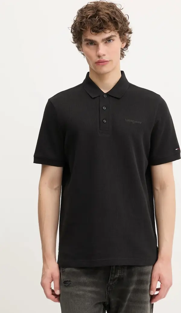 Tommy Jeans Pamučna polo majica Tommy Jeans