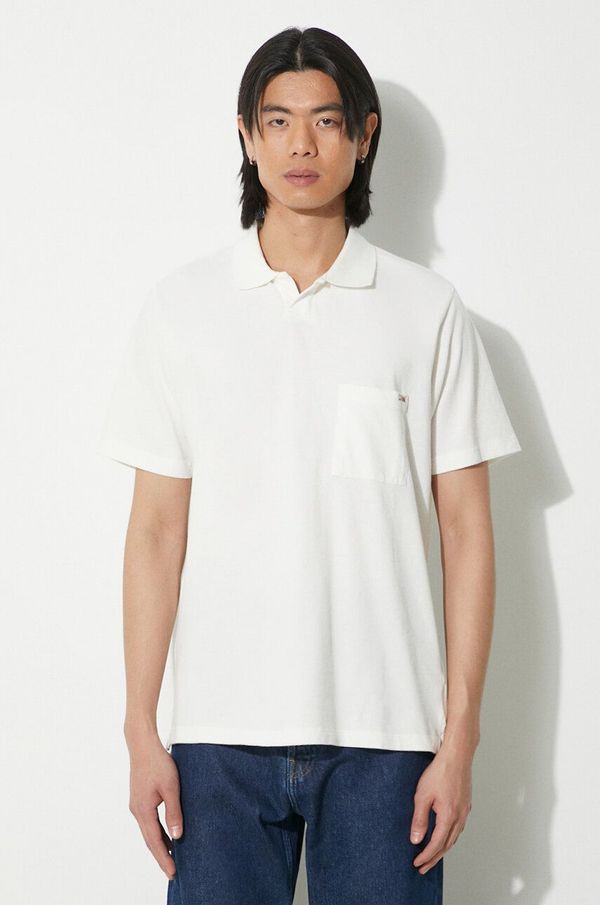 Universal Works Pamučna polo majica Universal Works Vacation boja: bijela, bez uzorka, 30603.OFF.WHITE