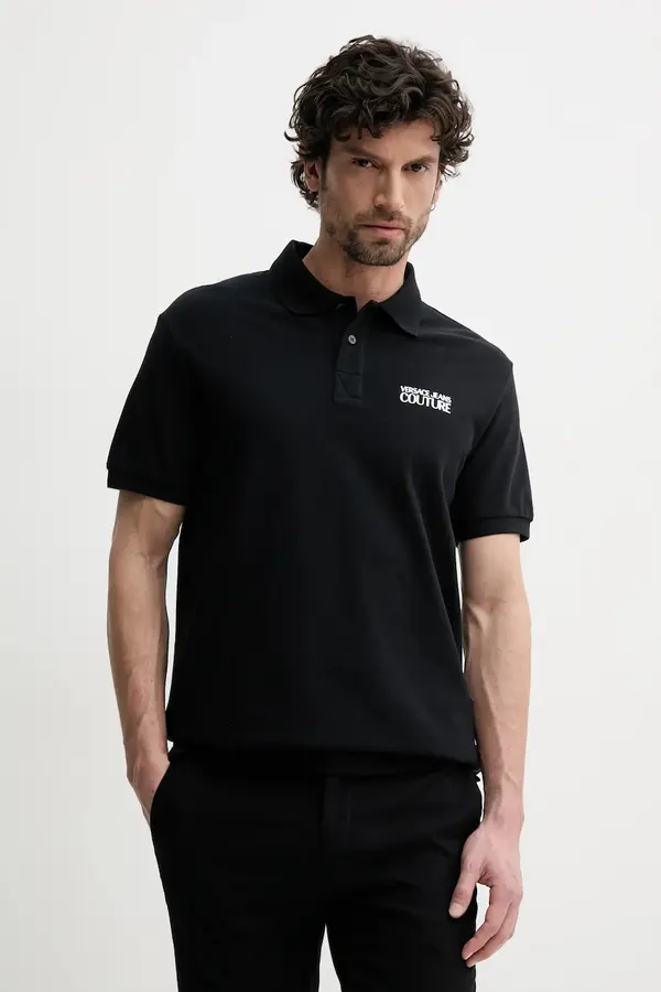 Versace Jeans Couture Pamučna polo majica Versace Jeans Couture