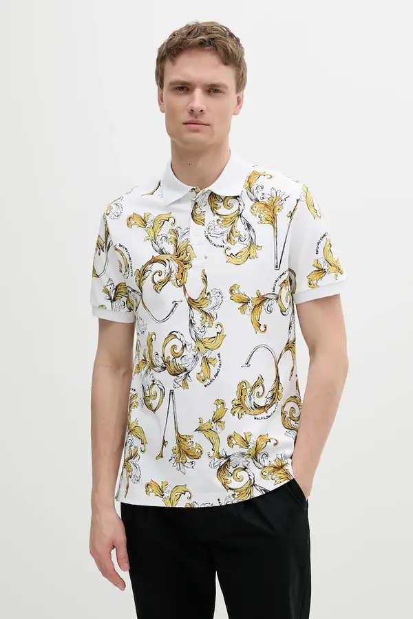 Versace Jeans Couture Pamučna polo majica Versace Jeans Couture