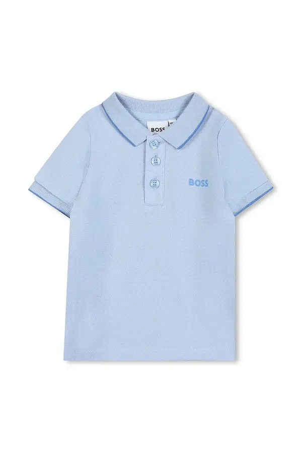 BOSS Pamučna polo majica za bebe BOSS