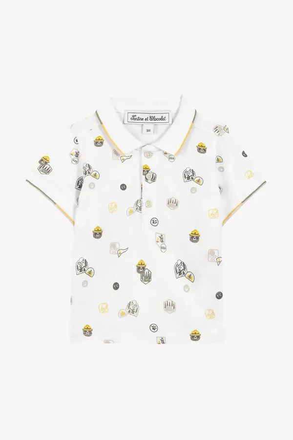 TARTINE ET CHOCOLAT Pamučna polo majica za bebe Tartine et Chocolat