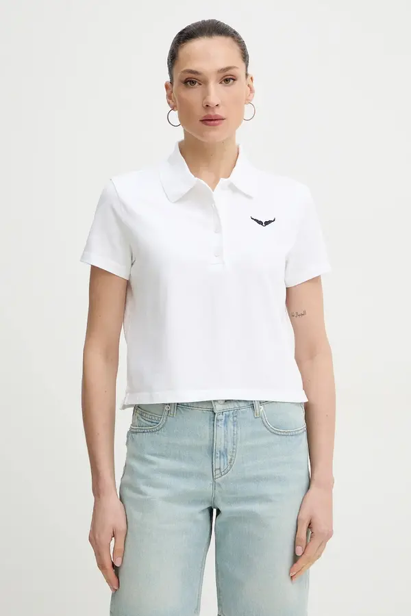 Zadig&Voltaire Pamučna polo majica ZADIG&VOLTAIRE
