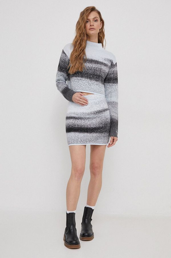 Calvin Klein Jeans Pamučna suknja Calvin Klein Jeans mini, pencil