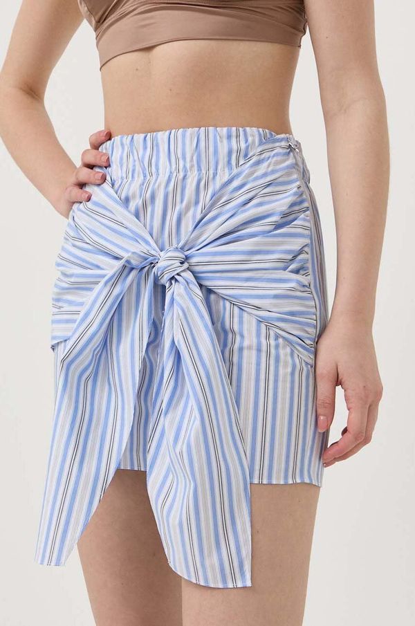 Patrizia Pepe Pamučna suknja Patrizia Pepe mini, širi se prema dolje