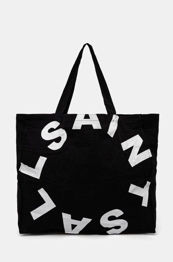AllSaints Pamučna torba AllSaints LARGE TIERRA TOTEBAG boja: crna, MB705Z