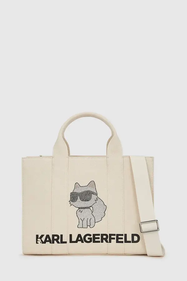 Karl Lagerfeld Pamučna torba Karl Lagerfeld IKON