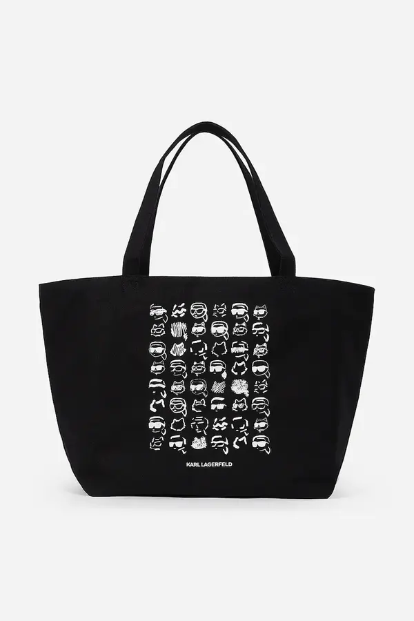 Karl Lagerfeld Pamučna torba Karl Lagerfeld IKON