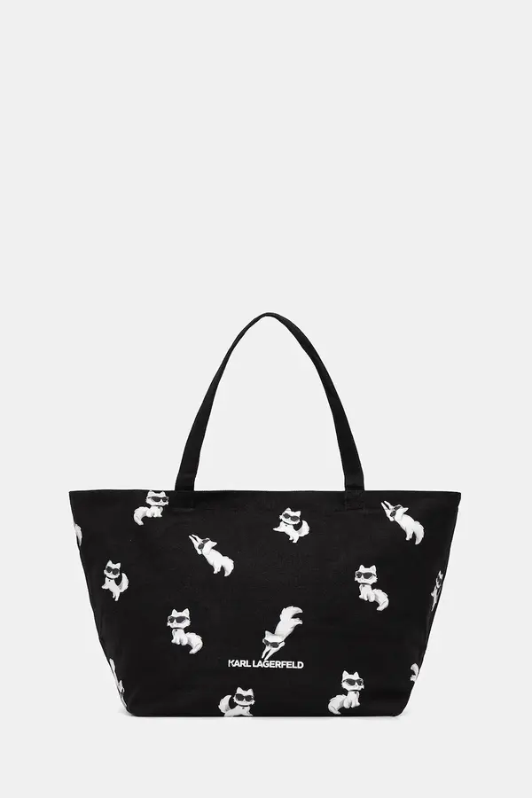 Karl Lagerfeld Pamučna torba Karl Lagerfeld IKON