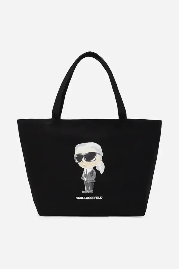Karl Lagerfeld Pamučna torba Karl Lagerfeld IKON