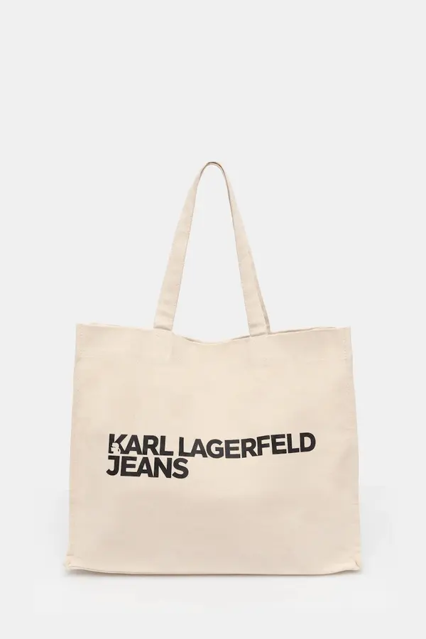 Karl Lagerfeld Jeans Pamučna torba Karl Lagerfeld Jeans