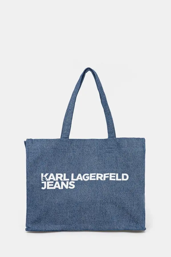 Karl Lagerfeld Jeans Pamučna torba Karl Lagerfeld Jeans