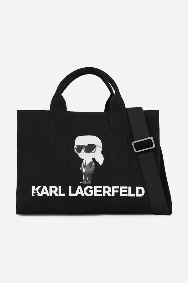 Karl Lagerfeld Pamučna torba Karl Lagerfeld  K/SIGNATURE