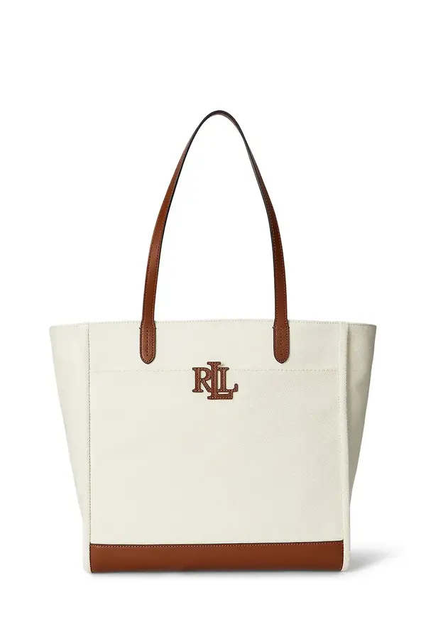 Lauren Ralph Lauren Pamučna torba Lauren Ralph Lauren