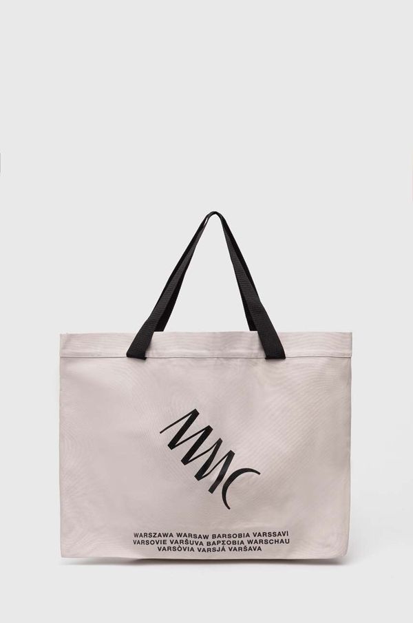 MMC STUDIO Pamučna torba MMC STUDIO boja: bež, LOGOBIG.BAG