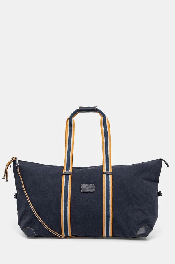 Paul&Shark Pamučna torba Paul&Shark boja: tamno plava, 14318101