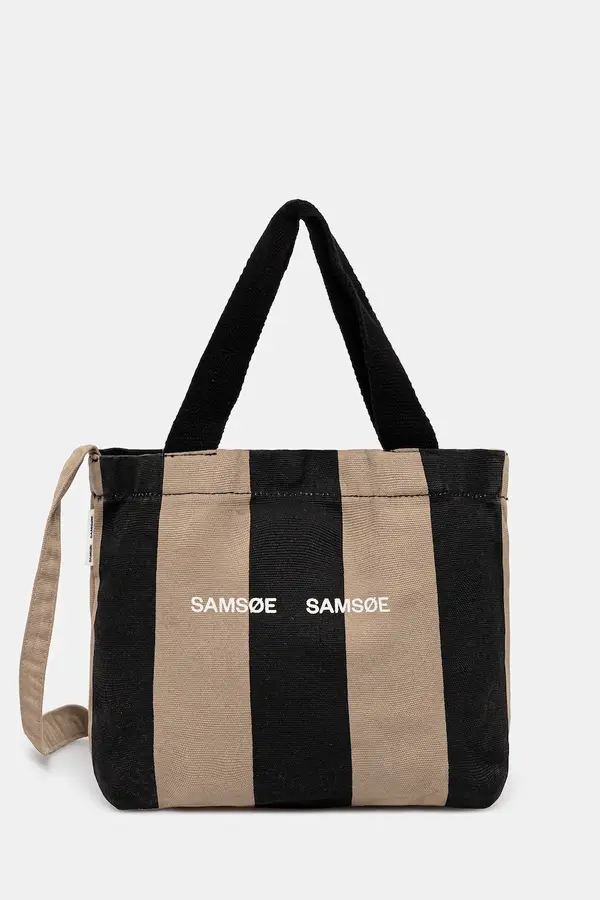 Samsoe Samsoe Pamučna torba Samsoe Samsoe SAFRINKA
