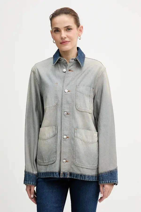 Calvin Klein Jeans Pamučna traper jakna Calvin Klein Jeans