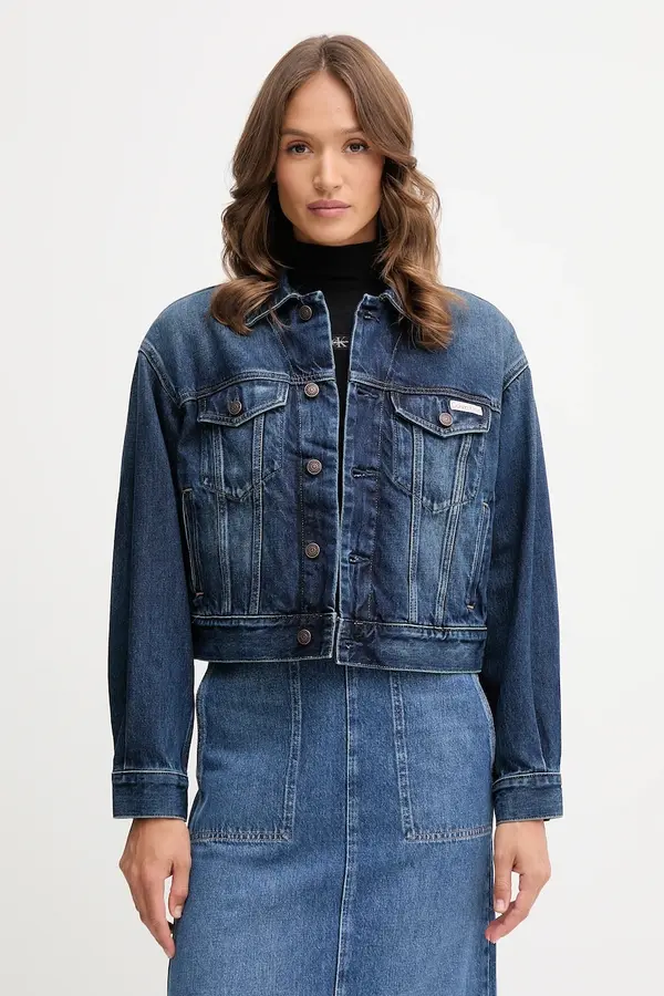 Calvin Klein Jeans Pamučna traper jakna Calvin Klein Jeans