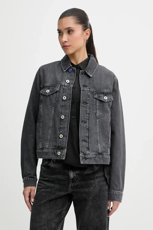Karl Lagerfeld Jeans Pamučna traper jakna Karl Lagerfeld Jeans