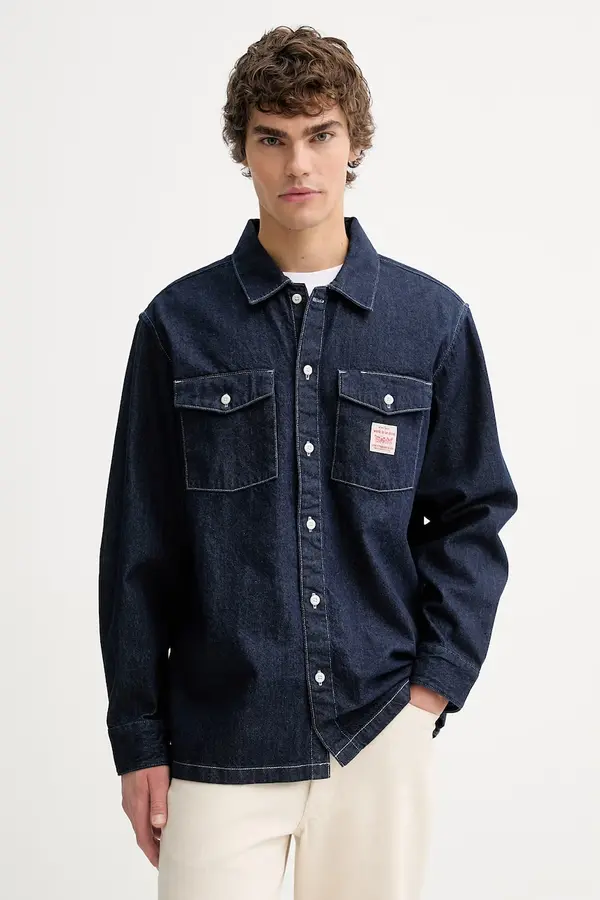 Levi's Pamučna traper košulja Levi's LS WORKER - WW x WORKWEAR