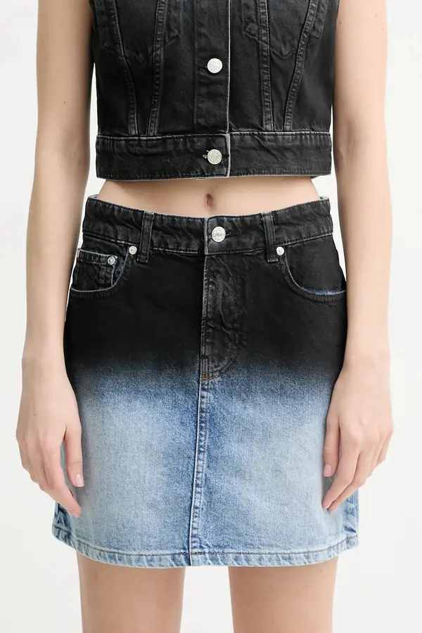 Moschino Jeans Pamučna traper suknja Moschino Jeans