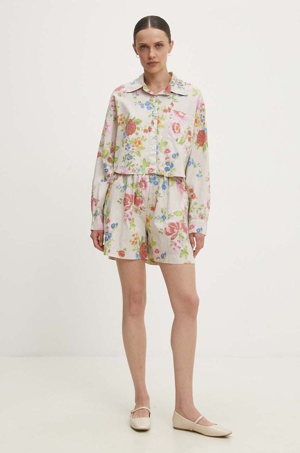 Answear Lab Pamučna trenirka Answear Lab boja: bež