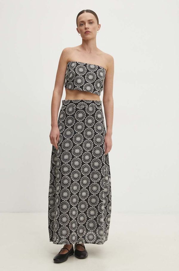 Answear Lab Pamučna trenirka Answear Lab boja: crna