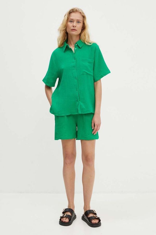 Answear Lab Pamučna trenirka Answear Lab boja: zelena