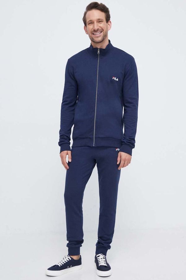 Fila Pamučna trenirka Fila boja: tamno plava