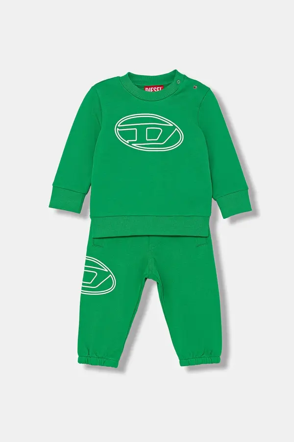 Diesel Pamučna trenirka za bebe Diesel STIMOTYB-SET OVERALLS