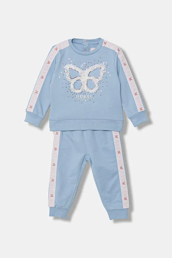 Guess Pamučna trenirka za bebe Guess 2-pack
