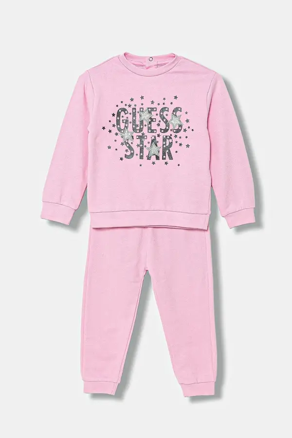 Guess Pamučna trenirka za bebe Guess 2-pack