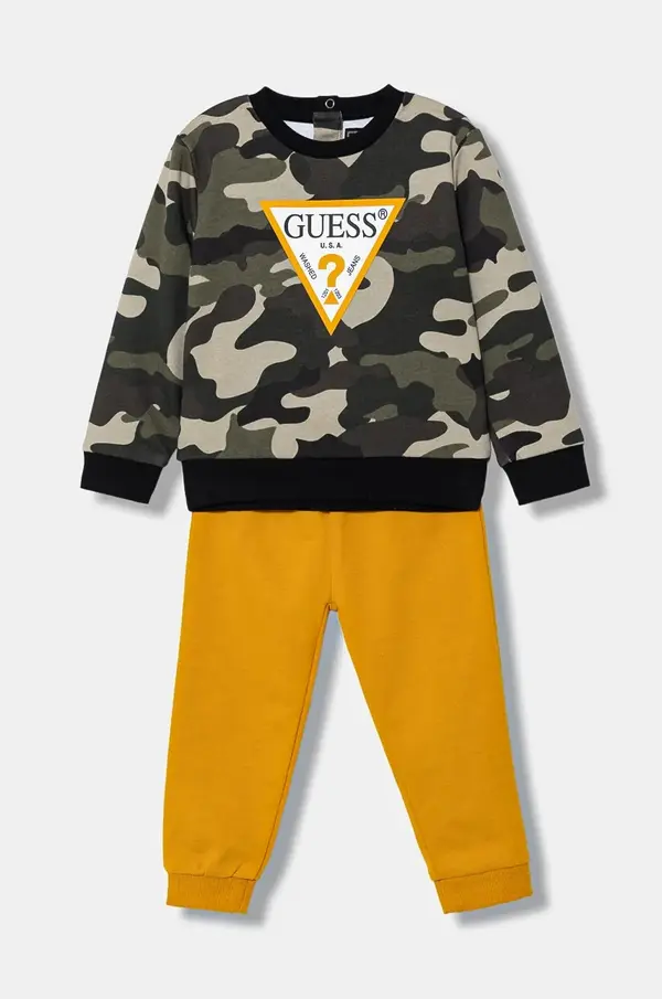 Guess Pamučna trenirka za bebe Guess 2-pack