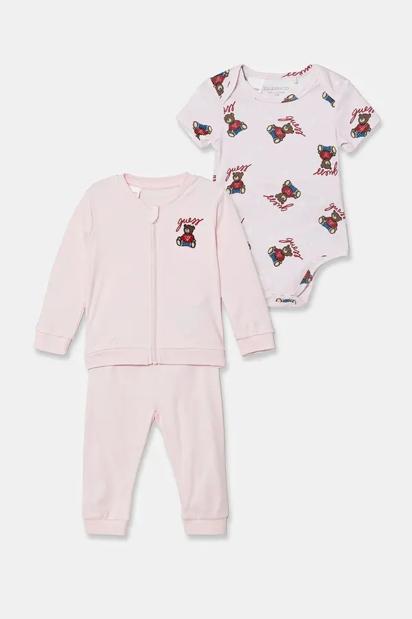 Guess Pamučna trenirka za bebe Guess