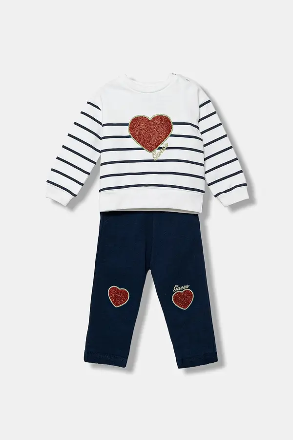 Guess Pamučna trenirka za bebe Guess