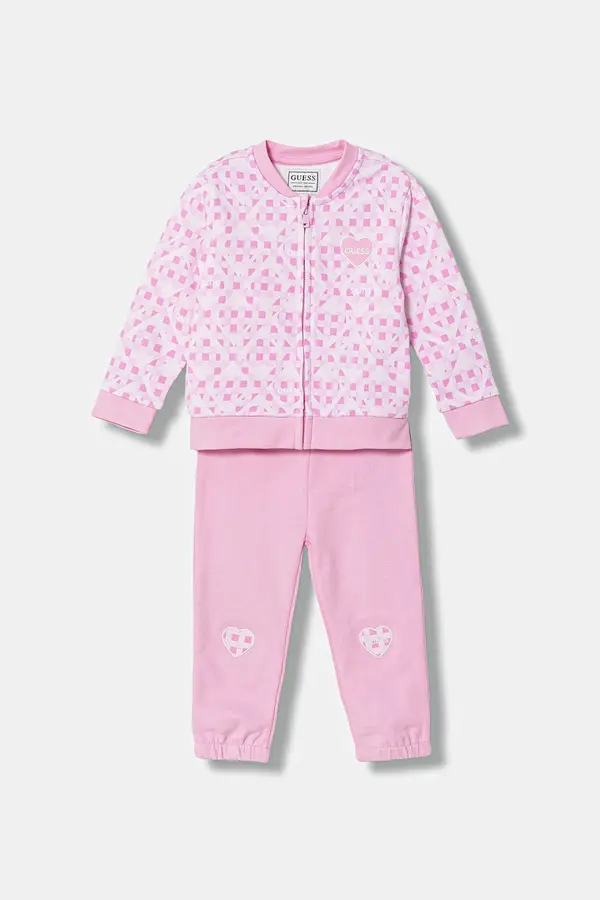 Guess Pamučna trenirka za bebe Guess