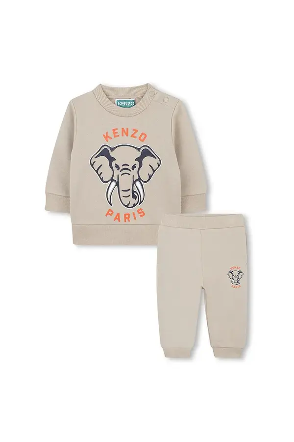 Kenzo kids Pamučna trenirka za bebe Kenzo Kids
