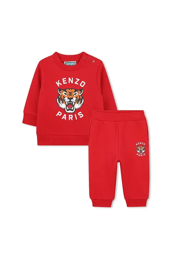 Kenzo kids Pamučna trenirka za bebe Kenzo Kids