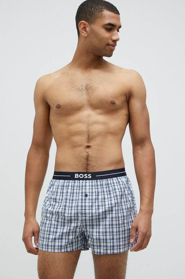 Boss Pamučne bokserice BOSS 2-pack boja: tamno plava
