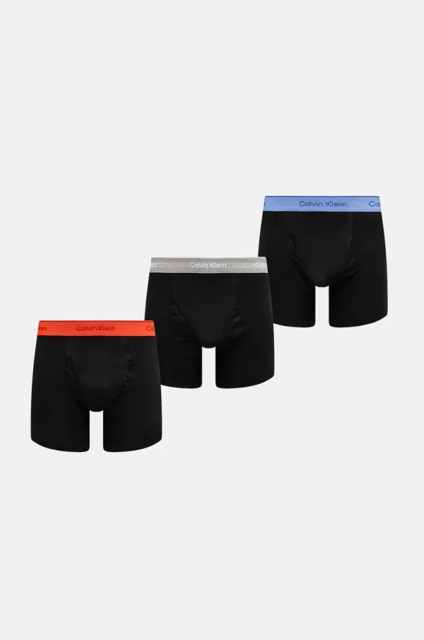 Calvin Klein Underwear Pamučne bokserice Calvin Klein Underwear 3-pack boja: crna, 000NB4003A