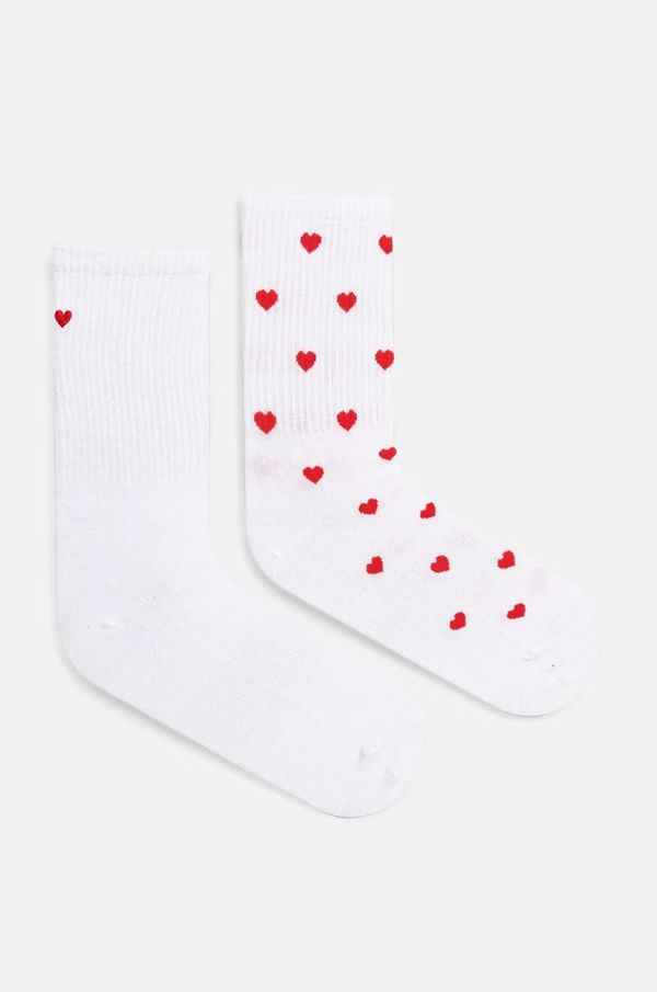 Medicine Pamučne čarape Medicine 2-pack za žene, boja: bijela