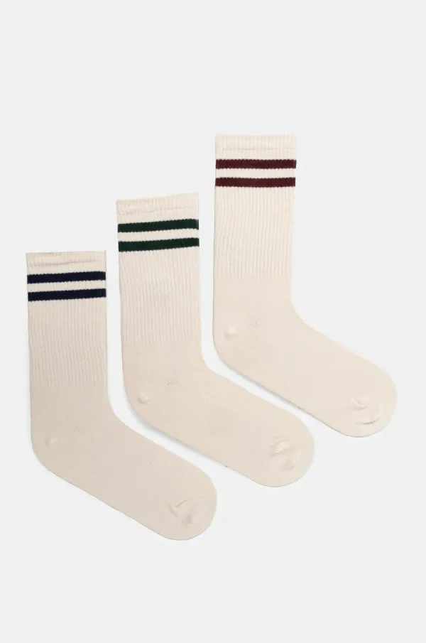 Medicine Pamučne čarape Medicine 3-pack za muškarce, boja: bež