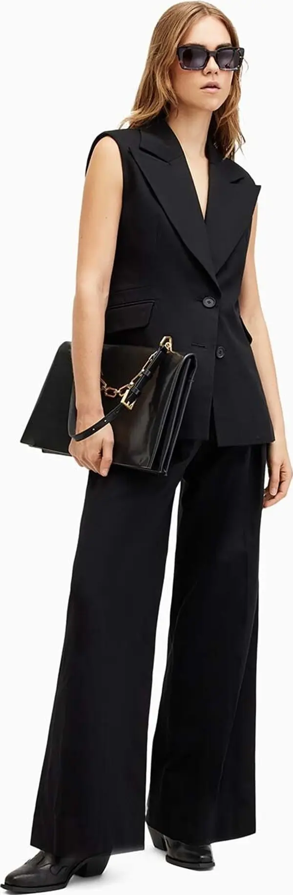 AllSaints Pamučne hlače AllSaints HALLY TROUSER
