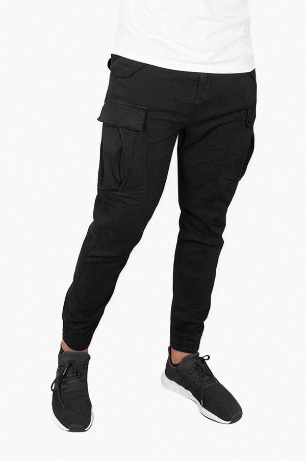 Alpha Industries Pamučne hlače Alpha Industries Airman Pant boja: crna, 188201.03-black