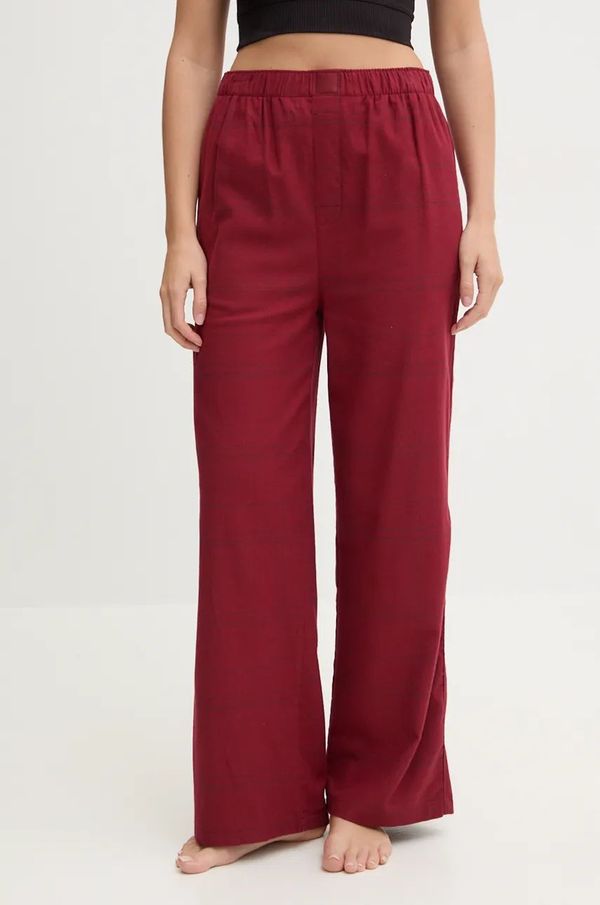 Calvin Klein Underwear Pamučne hlače Calvin Klein Underwear boja: bordo, pamučna, 000QS7246E