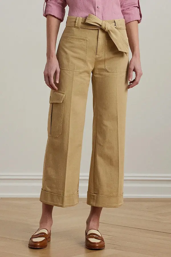 Lauren Ralph Lauren Pamučne hlače Lauren Ralph Lauren